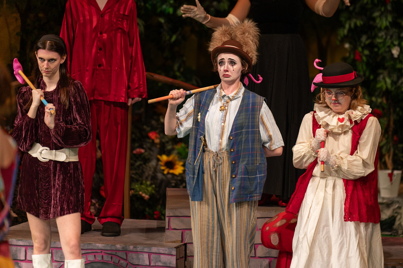 Ollie Gibson as the March Hare in Alice in Wonderland