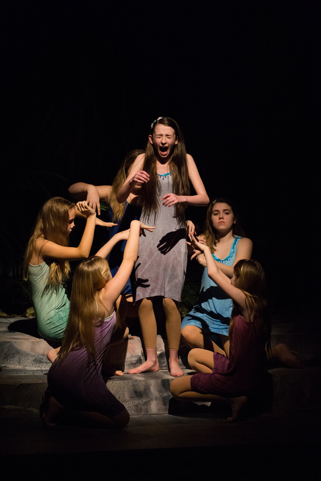 Ollie Gibson as a Nymph and Scylla in Circe and Ulysses