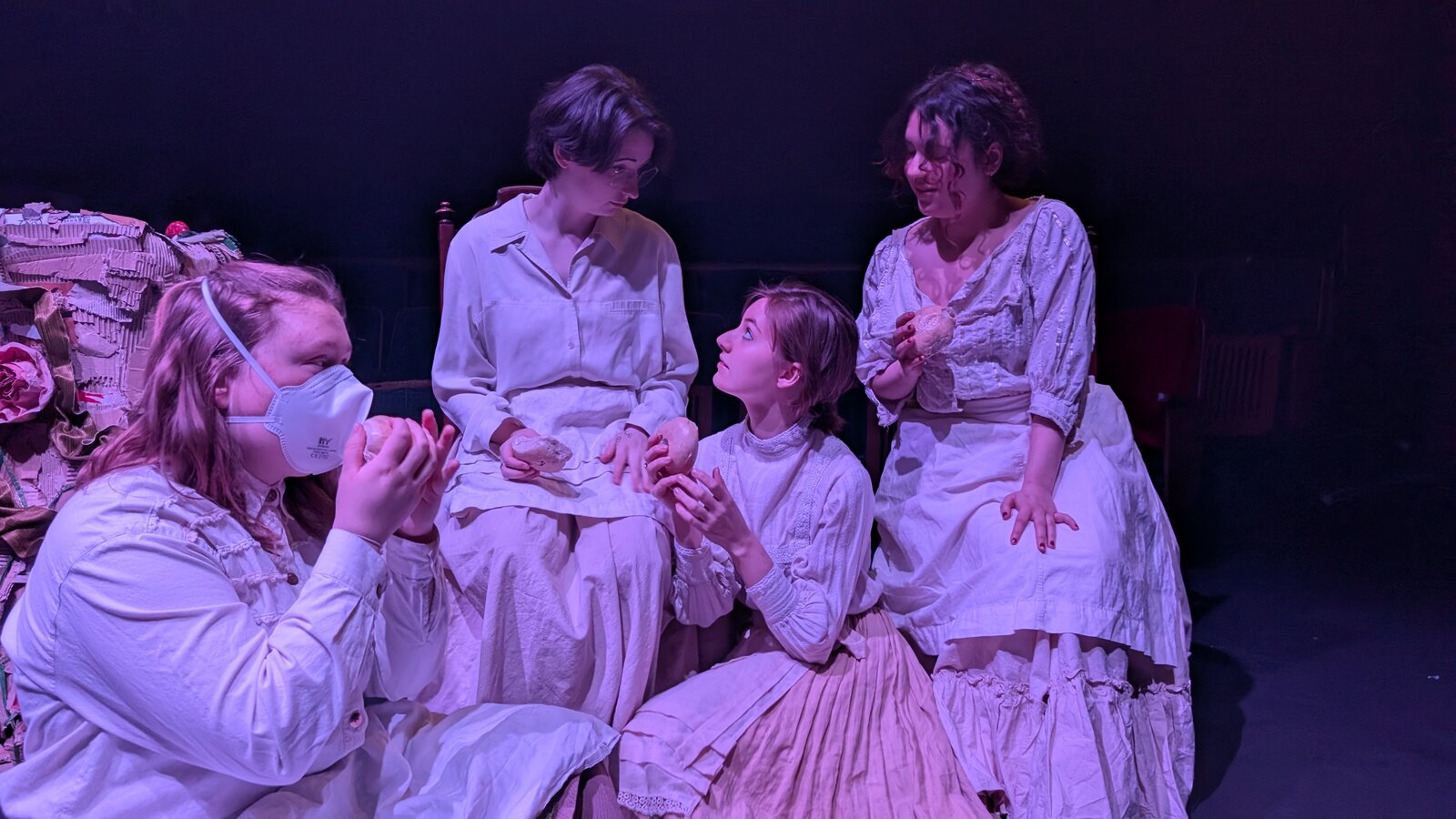Ollie Gibson in the ensemble of Folklore of the Ferns