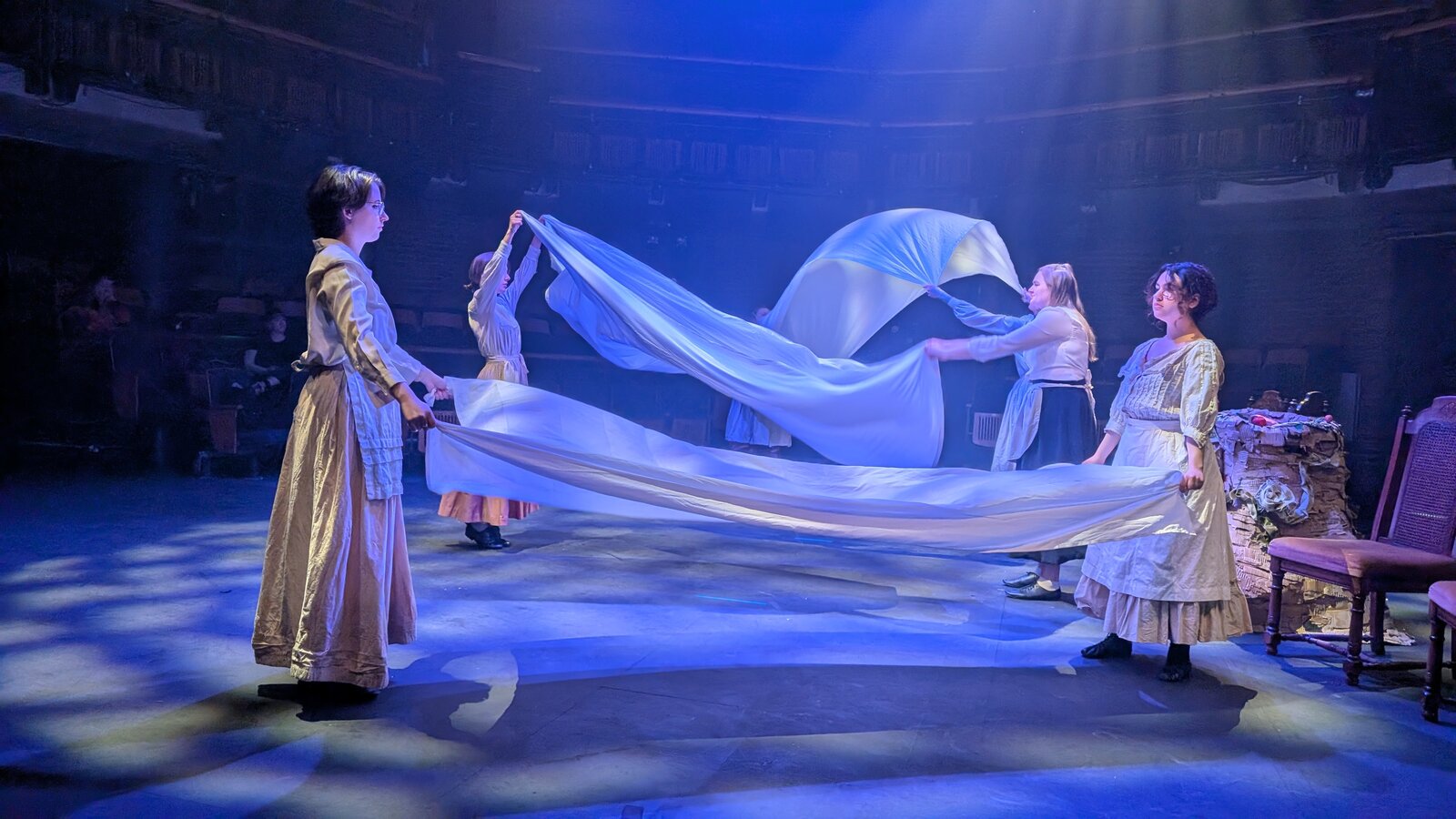 Ollie Gibson in the ensemble of Folklore of the Ferns