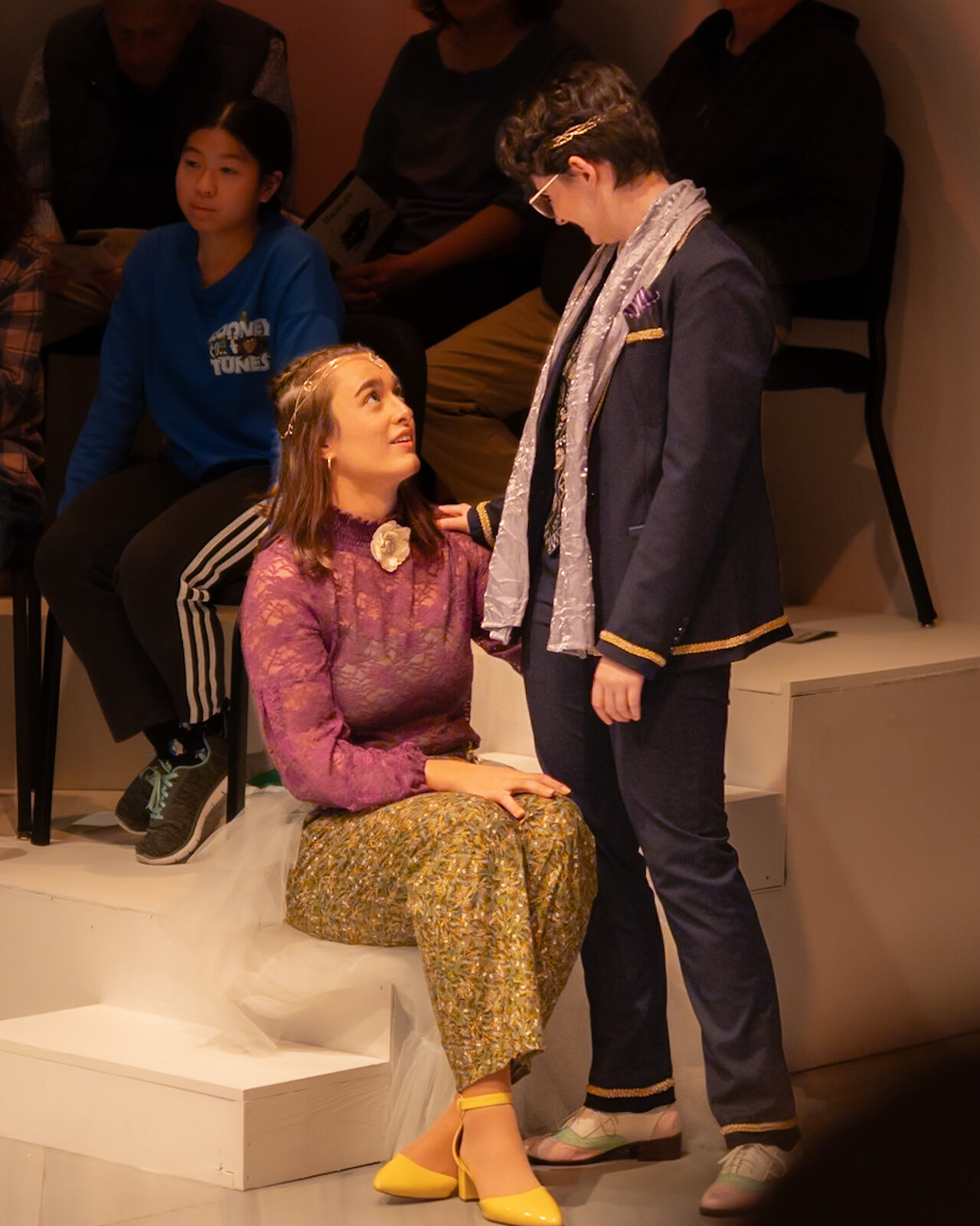 Ollie Gibson as Claudius in Hamlet