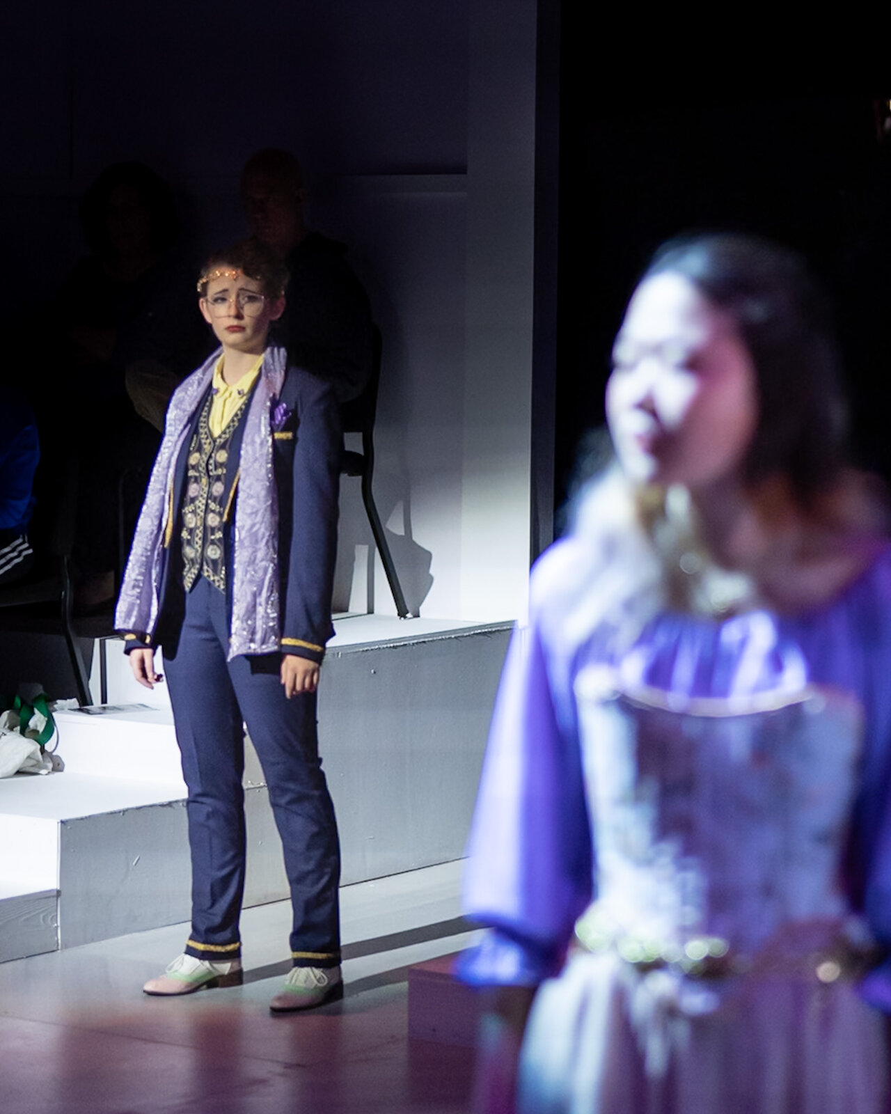 Ollie Gibson as Claudius in Hamlet