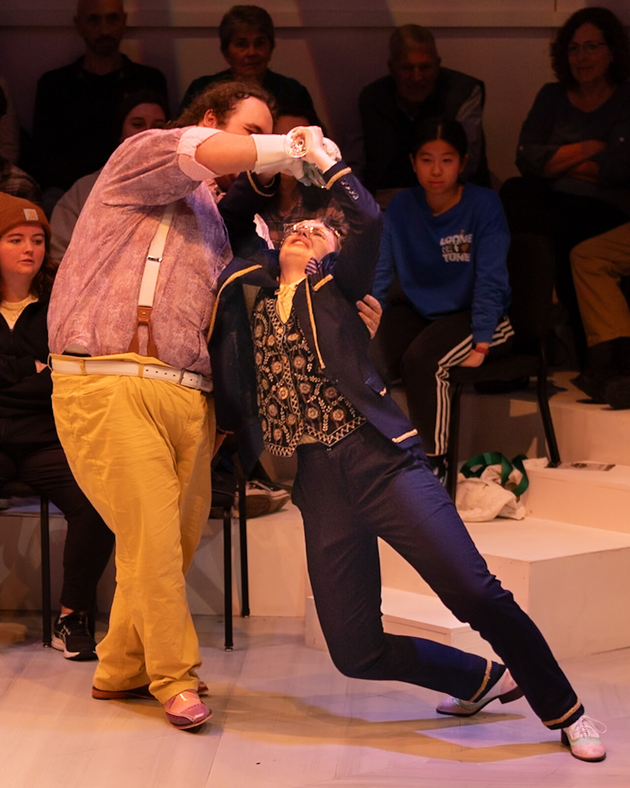 Ollie Gibson as Claudius in Hamlet