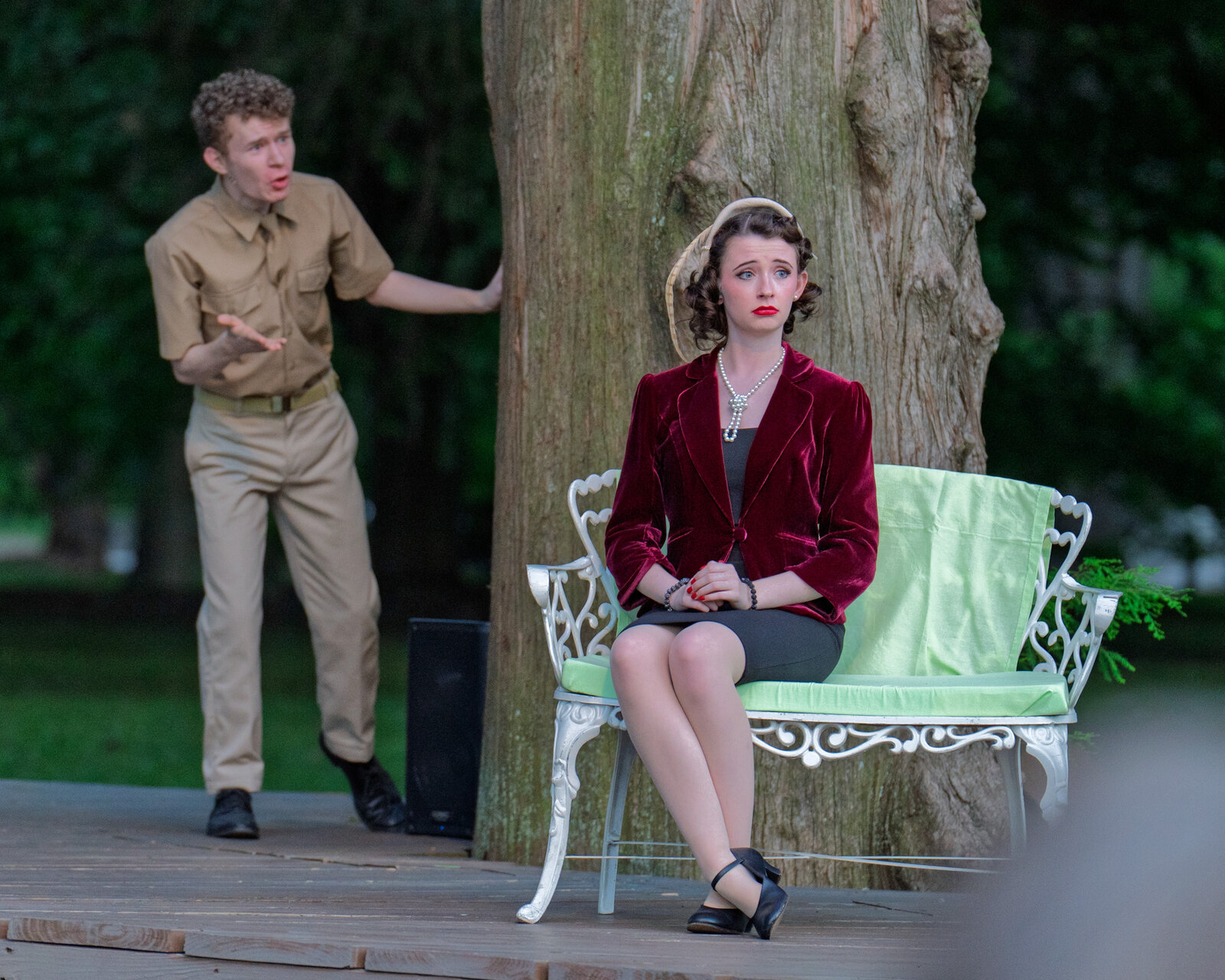 Ollie Gibson as Leonata in Much Ado About Nothing