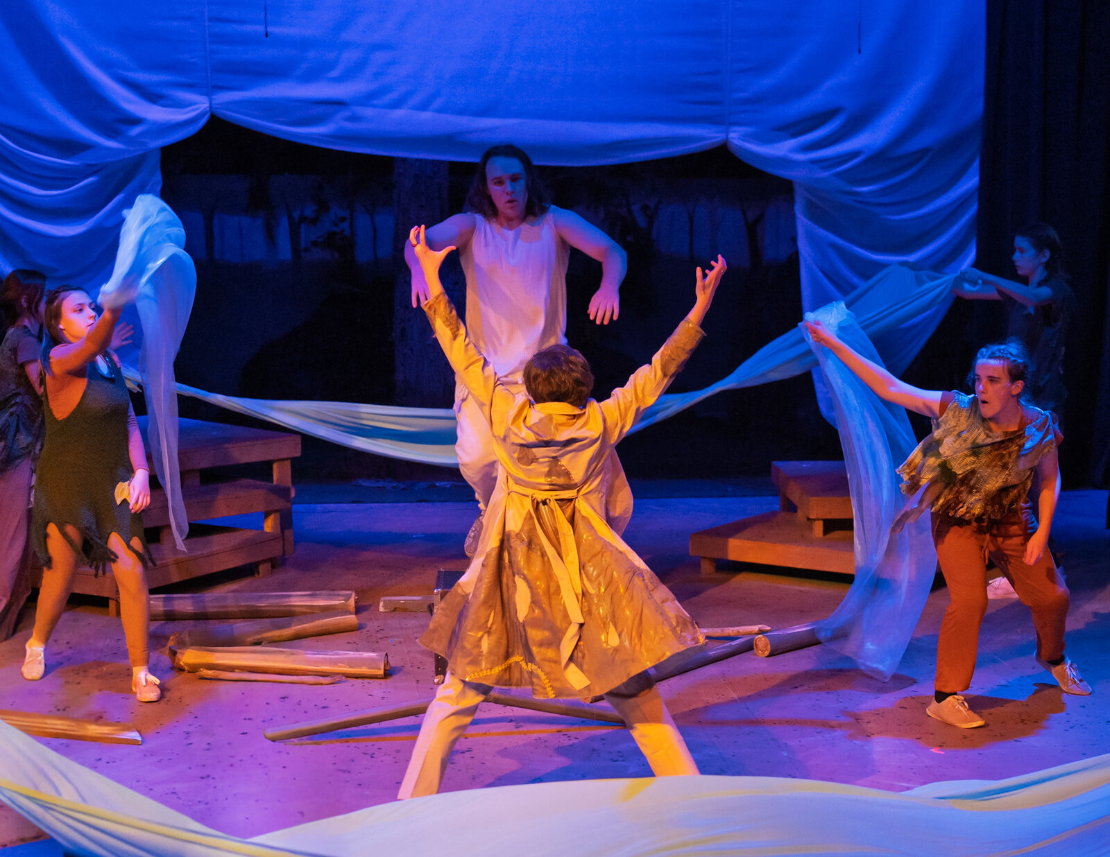 Ollie Gibson as Prospero in The Tempest