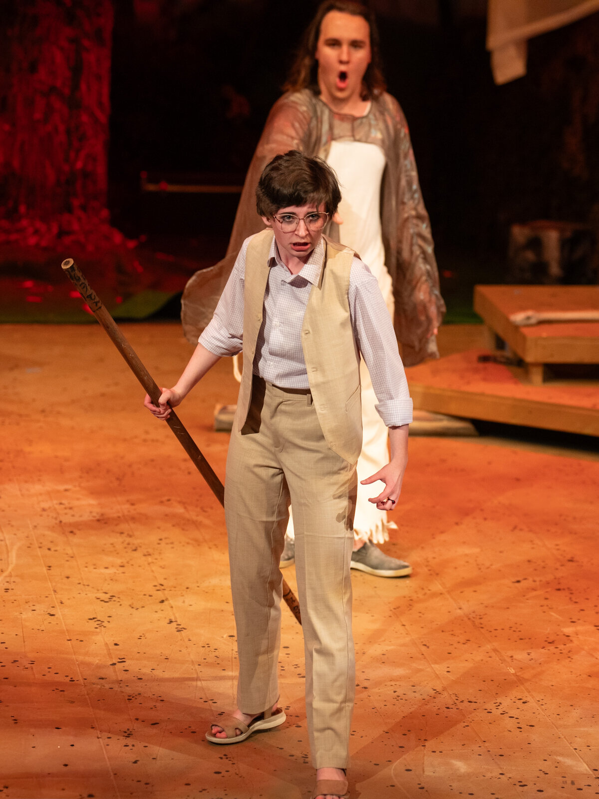 Ollie Gibson as Prospero in The Tempest