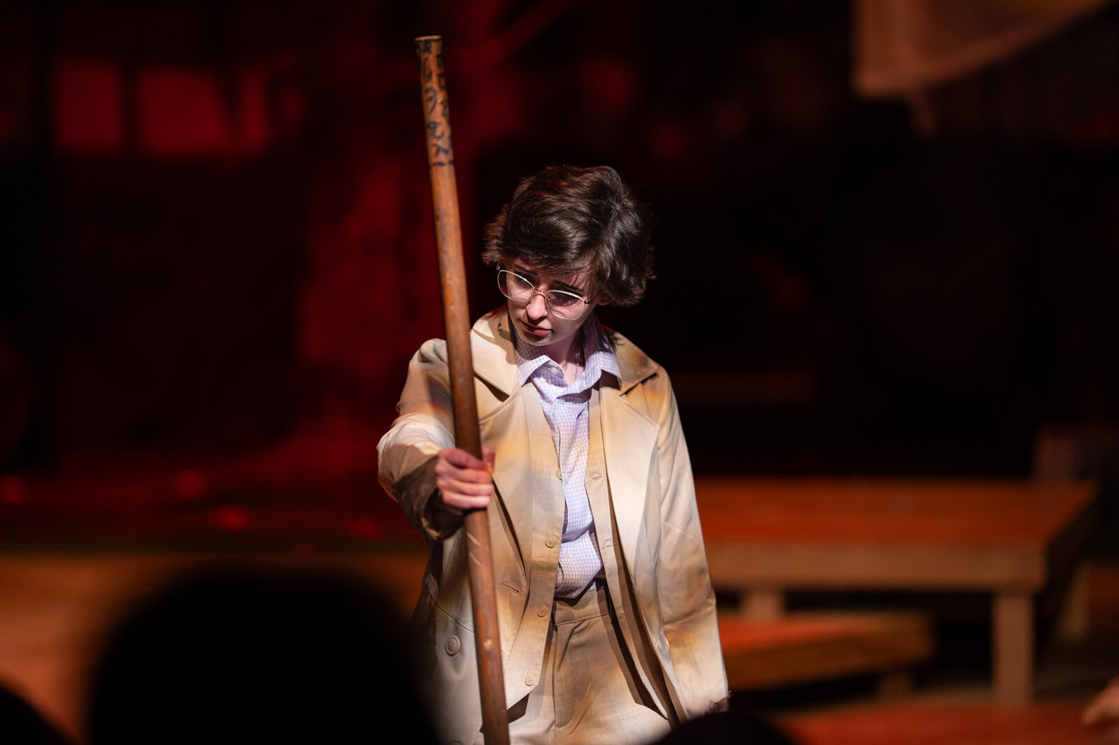 Ollie Gibson as Prospero in The Tempest