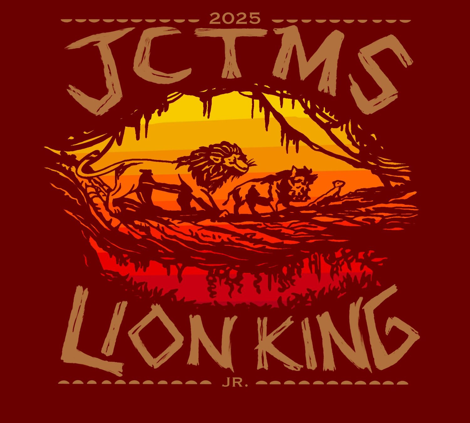 The Lion King Jr. t-shirt designed by Ollie Gibson